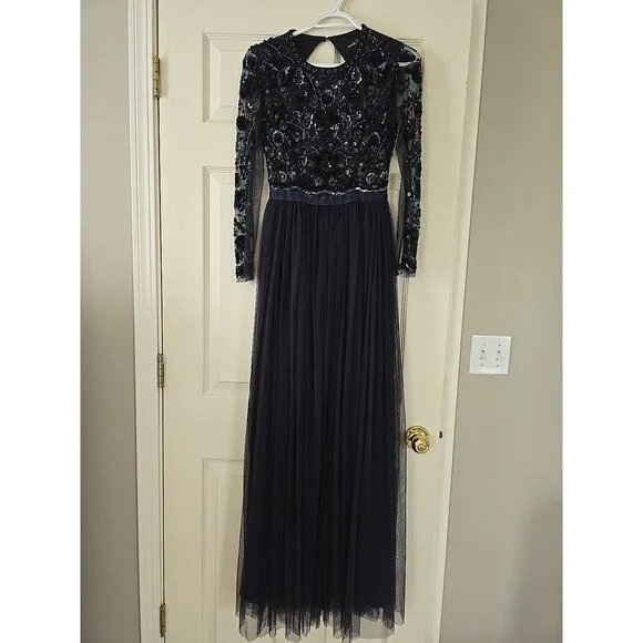 Needle & Thread Embellished Butterfly Gown Size US 2 - Picture 5 of 10